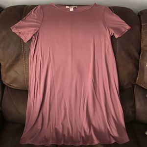 Rose Pink TSHIRT dress